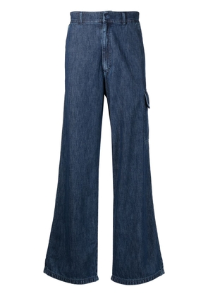 Valentino Garavani high-waisted loose-fit jeans - Blue