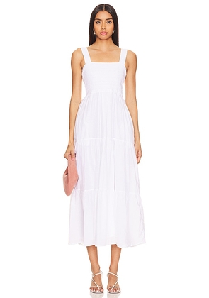 Seafolly Faithful Midi Dress in White. Size M, S, XL, XS.