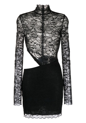 Fleur Du Mal lace cut-out minidress - Black