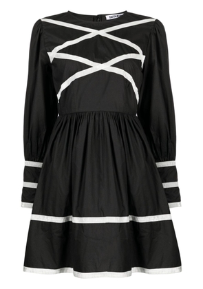 Batsheva Clemmie cotton minidress - Black