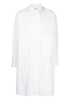 Yohji Yamamoto long-line high-low shirt - White