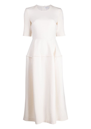 Rosetta Getty yoke-waist short-sleeve maxi dress - White