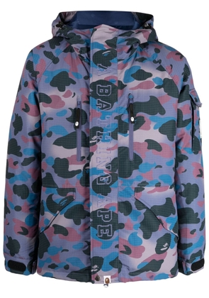 A BATHING APE® camouflage-print long-sleeved jacket - Multicolour