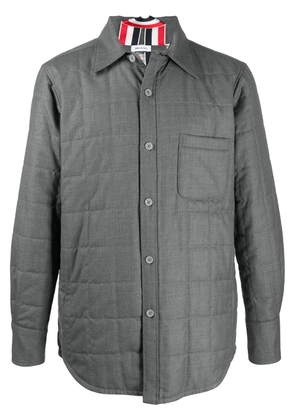 Thom Browne super 120s twill shirt jacket - Grey