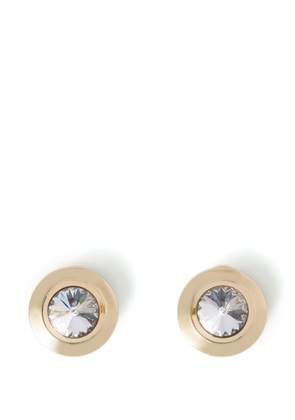 Miu Miu crystal-embellished stud earrings - Silver