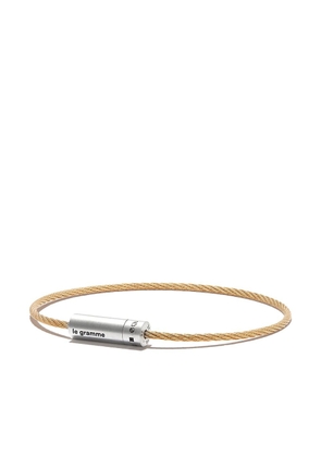 Le Gramme 18kt yellow gold Cable bracelet