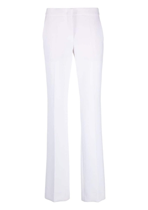 Moschino straight tailored trousers - White