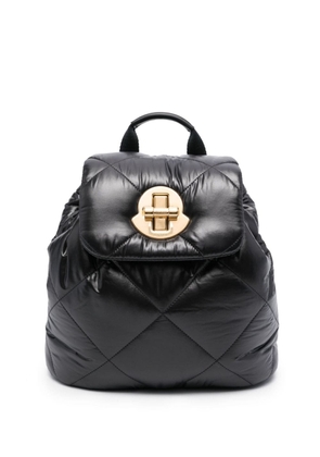 Moncler Puf diamond-quilted backpack - Black