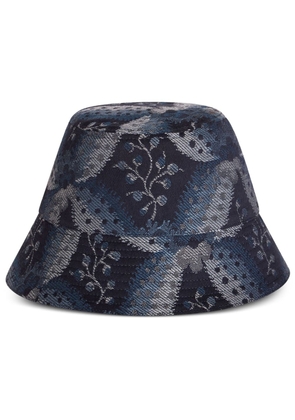 ETRO printed jacquard bucket hat - Blue