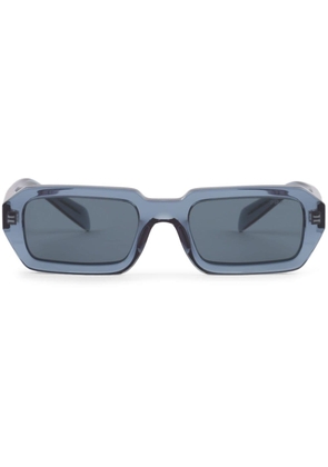Prada Eyewear triangle-logo rectangle-frame sunglasses - Grey
