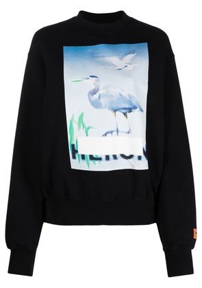 Heron Preston Censored Heron organic cotton sweatshirt - Black