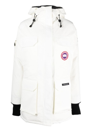 Canada Goose Expedition logo-patch jacket - White