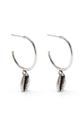 ISABEL MARANT shell small hoop earrings - Silver
