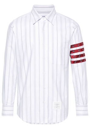 Thom Browne 4-Bar striped shirt - White