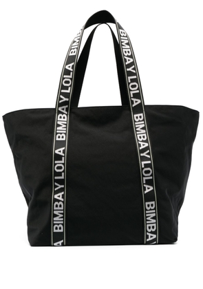 Bimba y Lola extra large shopper tote bag - Black