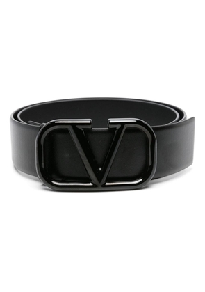 Valentino Garavani Pre-Owned VLogo Signature leather belt - Black