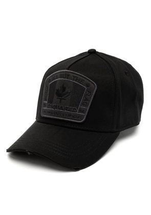Dsquared2 logo-appliqué baseball cap - Black