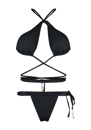 BARROW logo-embellished strappy bikini - Black