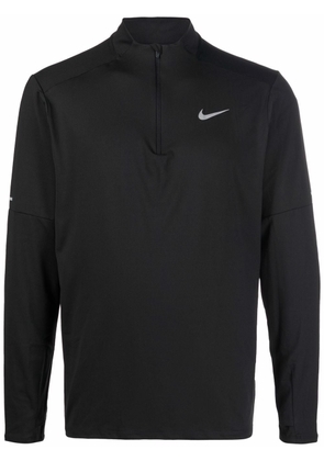 Nike half-zip running T-shirt - Black