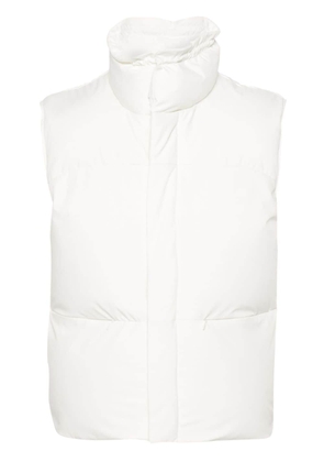 SANDRO high-neck quilted giilet - Neutrals