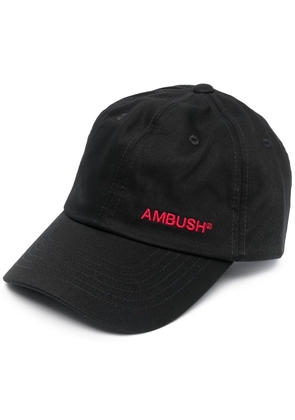AMBUSH logo-embroidered baseball cap - Black