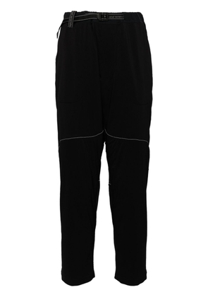 and Wander padded tapered trousers - Black