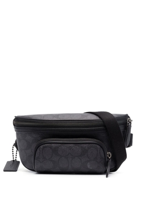 Coach coated-canvas belt bag - Black