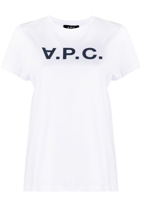A.P.C. VPC logo cotton T-shirt - White