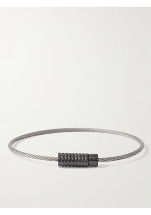Le Gramme - 7g Grey-Tone Silver Ceramic Bracelet - Men - Black - 18