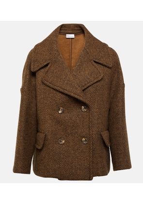 REDValentino Herringbone wool jacket