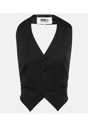 MM6 Maison Margiela Wool-blend vest