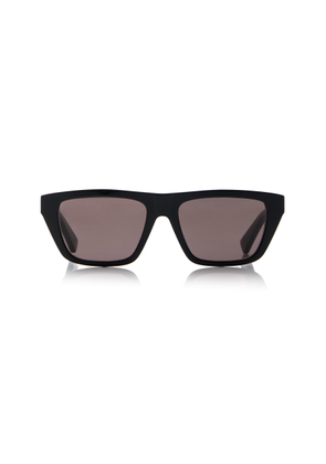 Bottega Veneta - Square-Frame Acetate Sunglasses - Black - OS - Moda Operandi