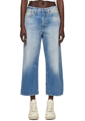 R13 Blue Ankled D'Arcy Jeans