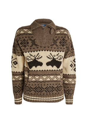 Polo Ralph Lauren Wool-Blend Moose Sweater