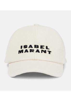 Isabel Marant Tyron logo cotton cap