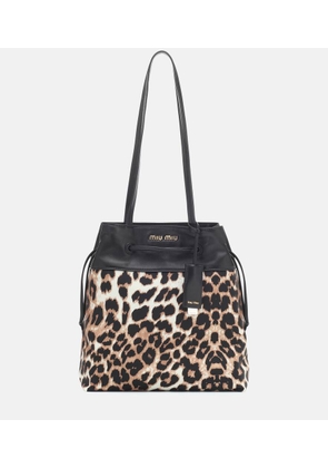 Miu Miu Leopard-print shoulder bag