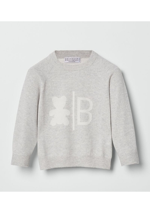 Brunello Cucinelli Kids Cashmere Bernie Bear Sweater (4-12 Years)