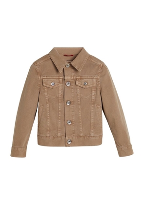 Brunello Cucinelli Kids Garment-Dyed Denim Jacket (4-12+ Years)