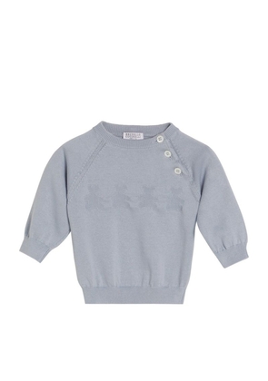 Brunello Cucinelli Kids Bernie Bear Sweater (3-24 Months)