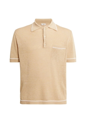 Agnona Linen-Silk Polo Shirt