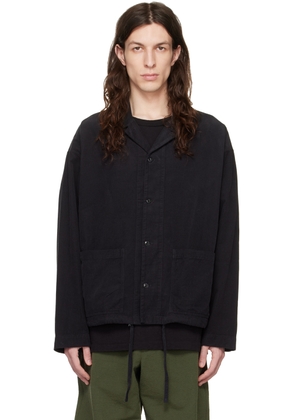YMC Black Garment-Dyed Jacket