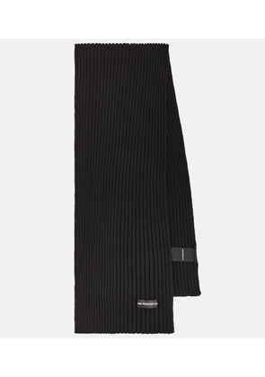 Ann Demeulemeester Thonis knitted wool scarf