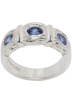 Bleue Burnham Silver & Blue Window Box Ring