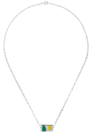 Ellie Mercer Silver Large Bead Necklace