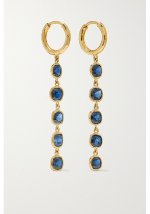 Octavia Elizabeth - + Net Sustain Micro Gabby 18-karat Recycled Gold Sapphire Earrings - Blue - One size