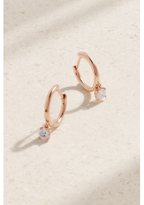 Anita Ko - 18-karat Rose Gold Diamond Hoop Earrings - One size