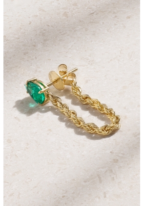 Anita Ko - 18-karat Gold Emerald Single Earring - One size