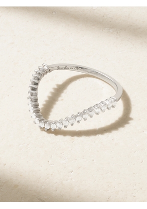 Yvonne Léon - Alliance Mini 9-karat White Gold Diamond Ring - 3,4,5,6,7,8
