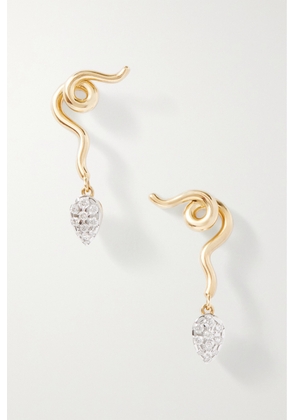 Bea Bongiasca - Vine 9-karat Gold Diamond Earrings - One size