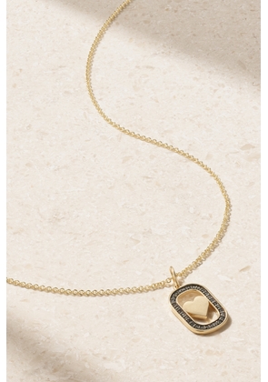 Sydney Evan - Heart Open Icon Charm 14-karat Gold Diamond Necklace - One size